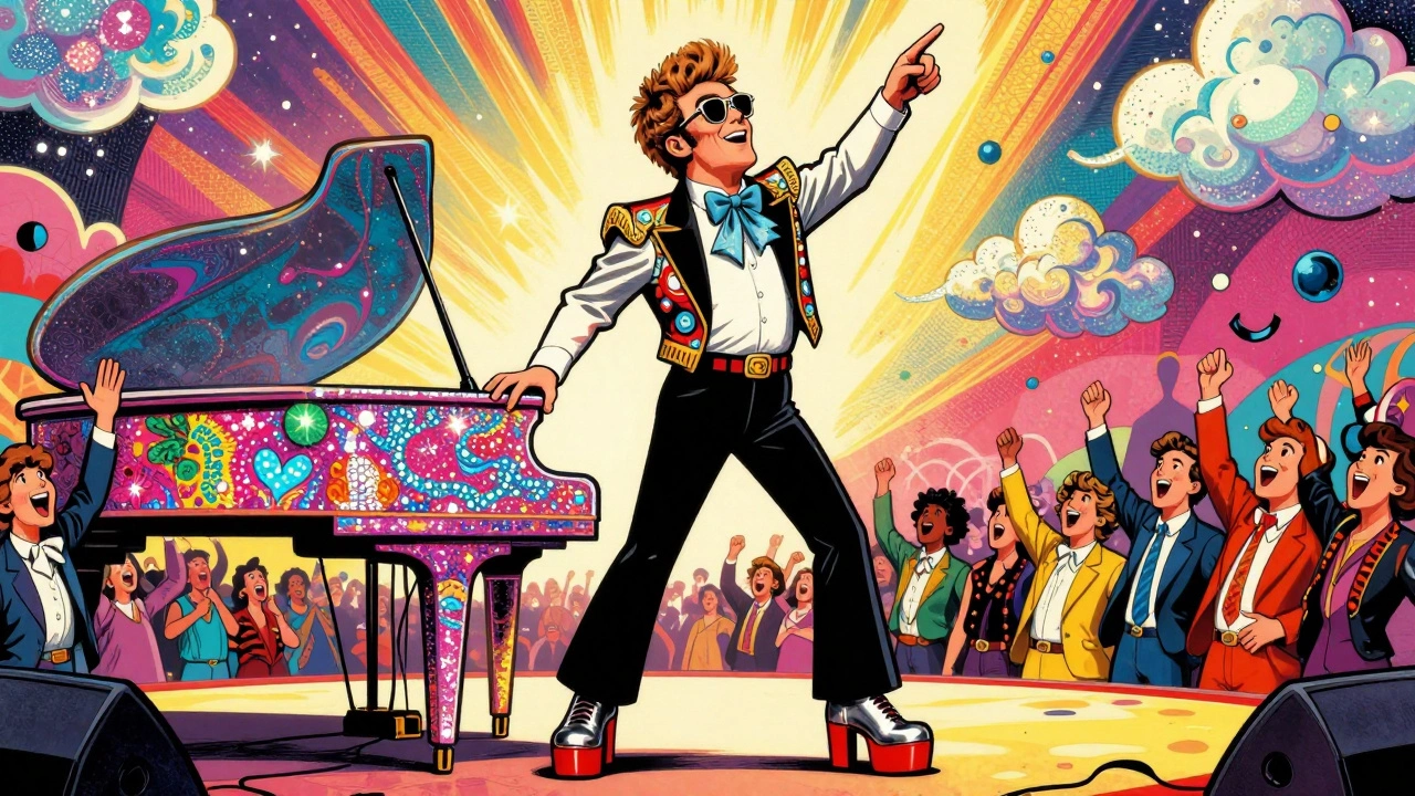 Elton John's Flamboyant Fashion: How Platform Shoes Redefined Male Rock Style