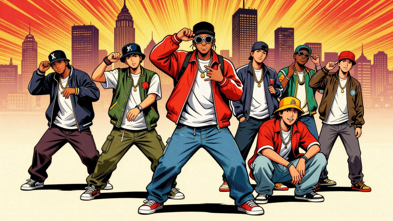 Global hip-hop musicians from Tokyo, Cape Town, and New York performing together.