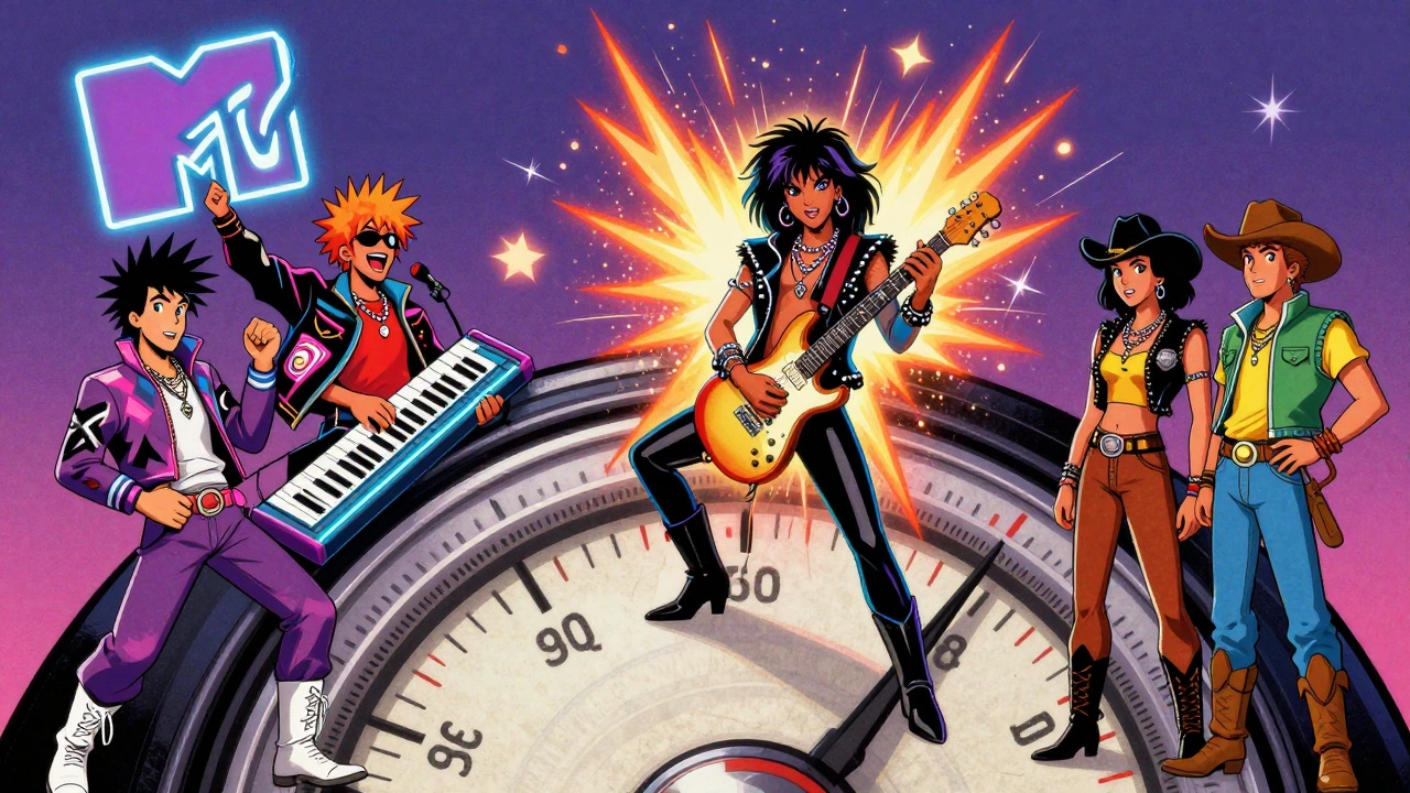 How Different Genres Performed on 1980s Charts