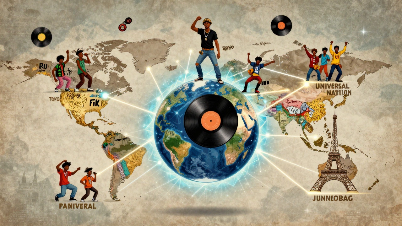 The Universal Zulu Nation connects youth worldwide through hip-hop culture under a shared sky of records.