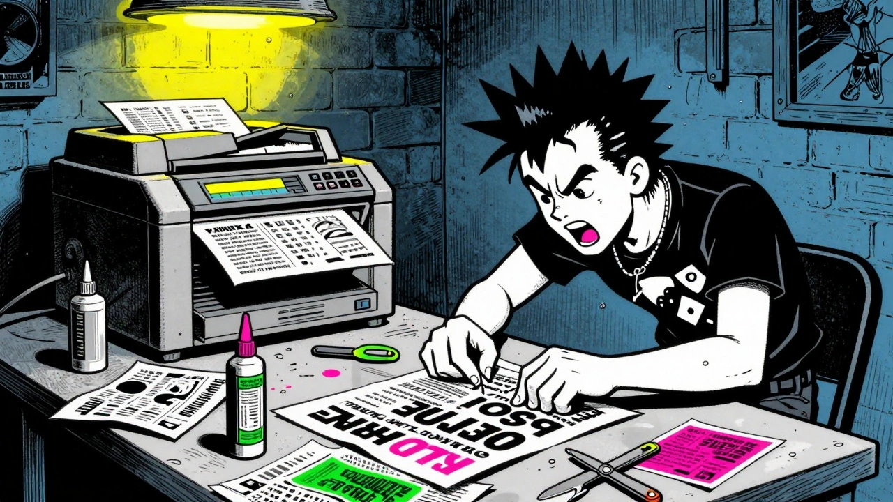 1980s Punk Flyers: The DIY Graphic Design Revolution