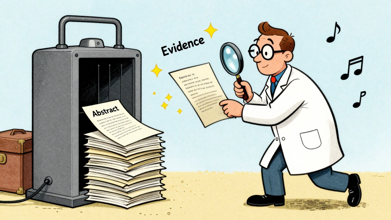 Cartoon depiction of the academic peer review process for music papers