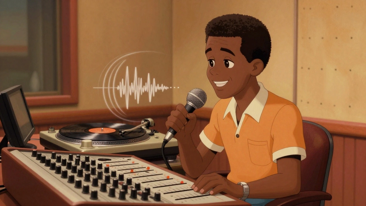 DJ Melvin Lindsey hosting a quiet storm radio show