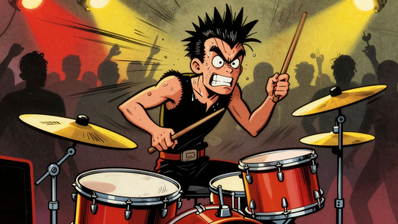 Mastering 1990s Punk Drum and Guitar Techniques for High-Energy Tracks