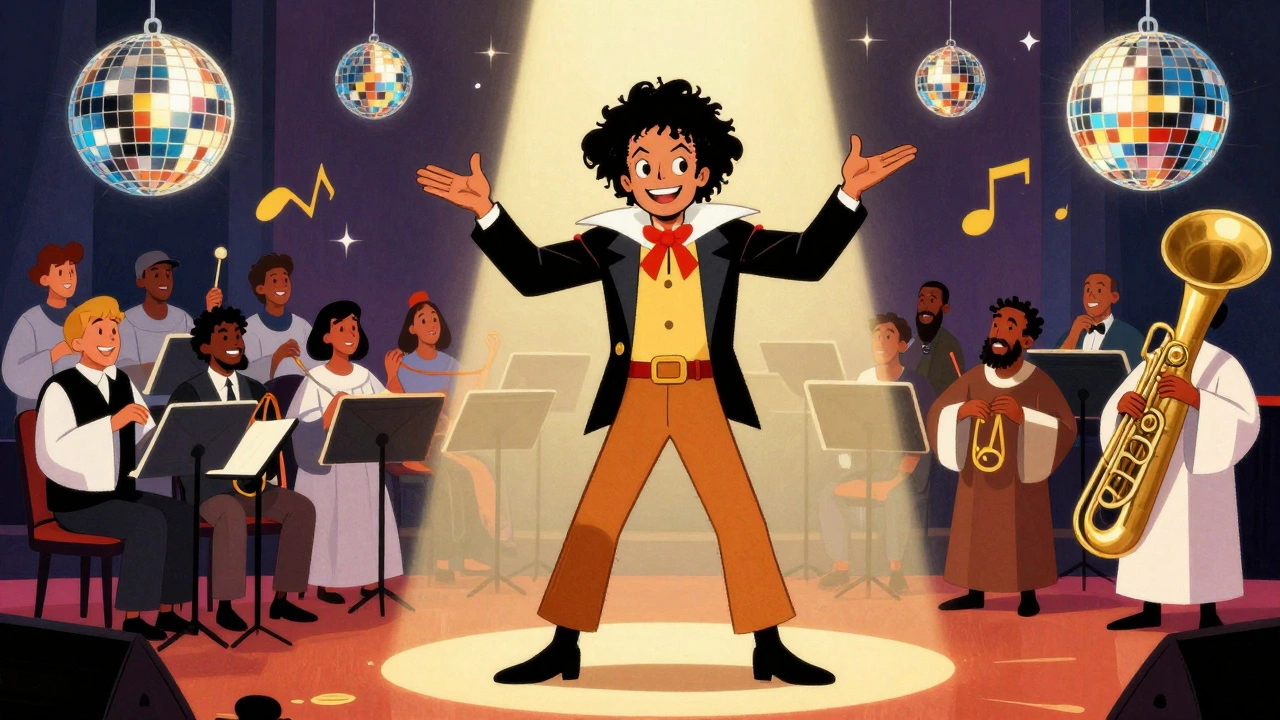 Michael Jackson and Quincy Jones collaborating on The Wiz soundtrack