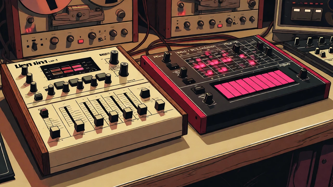Drum Machines vs. Live Kits: Hybrid 1980s Recording Techniques