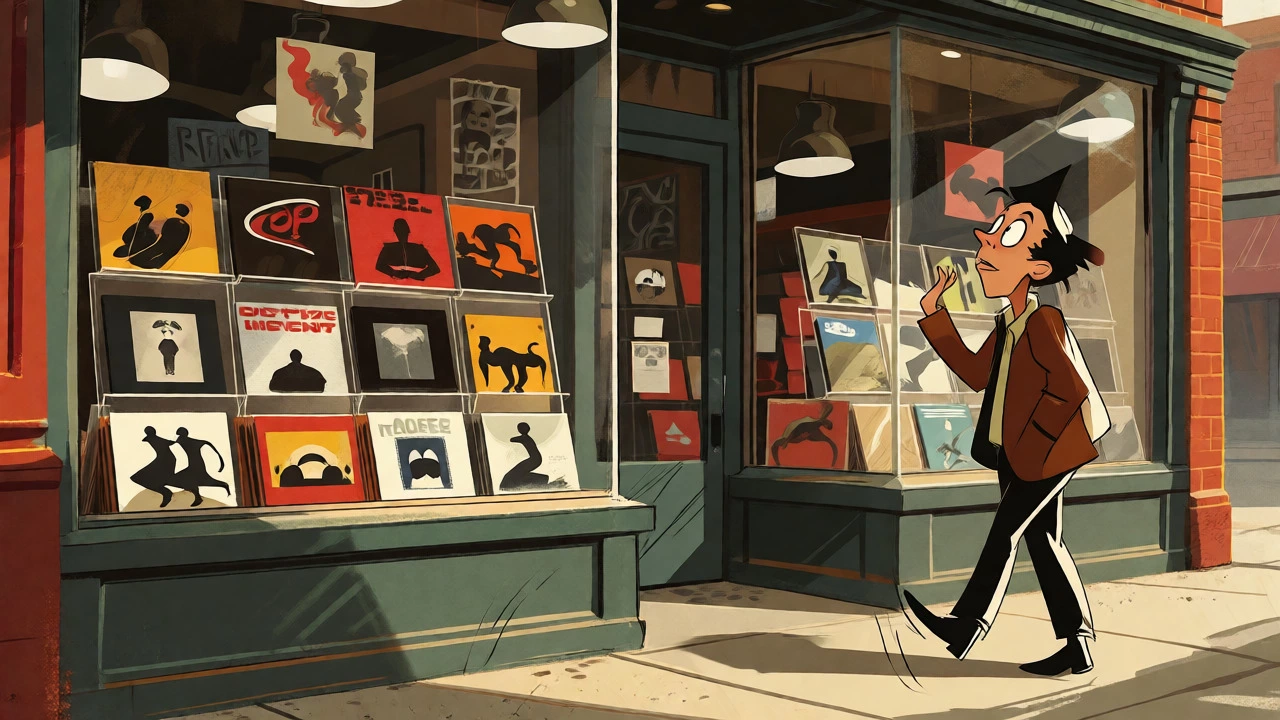 Record Store Window Displays: How to Merchandise Album Art