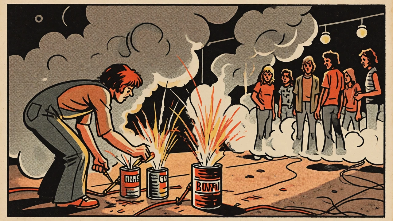 Stage Props and Pyrotechnics in 1970s Metal: The Birth of Spectacle
